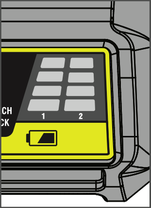 How to use the mowers LED interface? Fuel Guage
