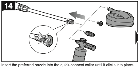 How to change your pressure washer accessories?