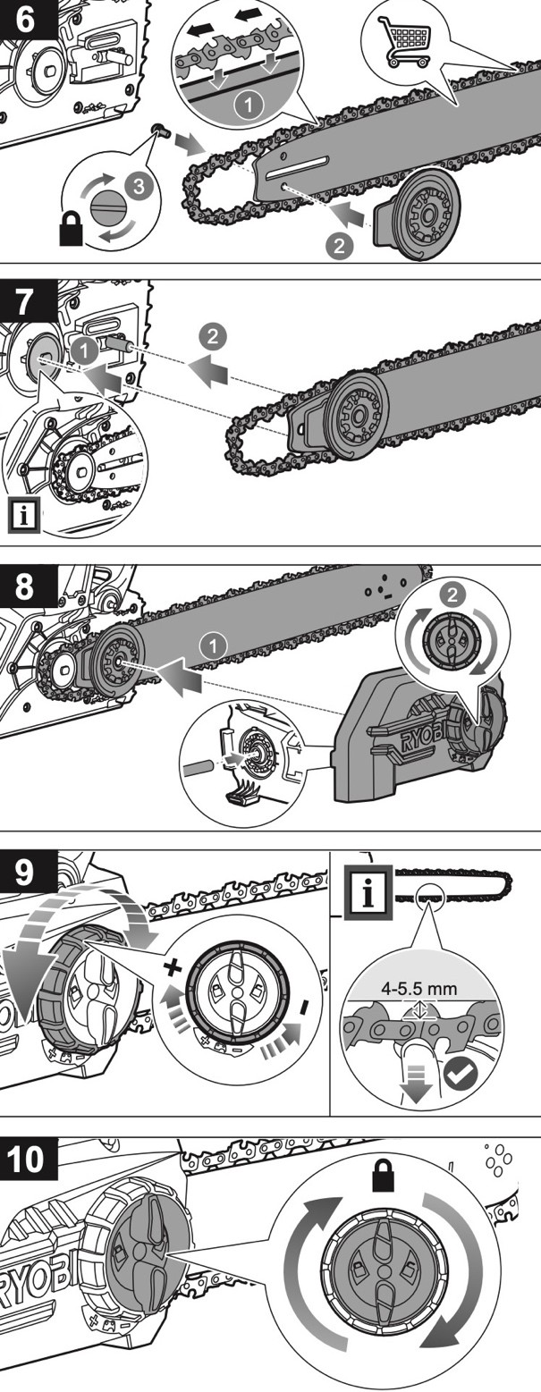 How to maintain my chainsaw item 6-10