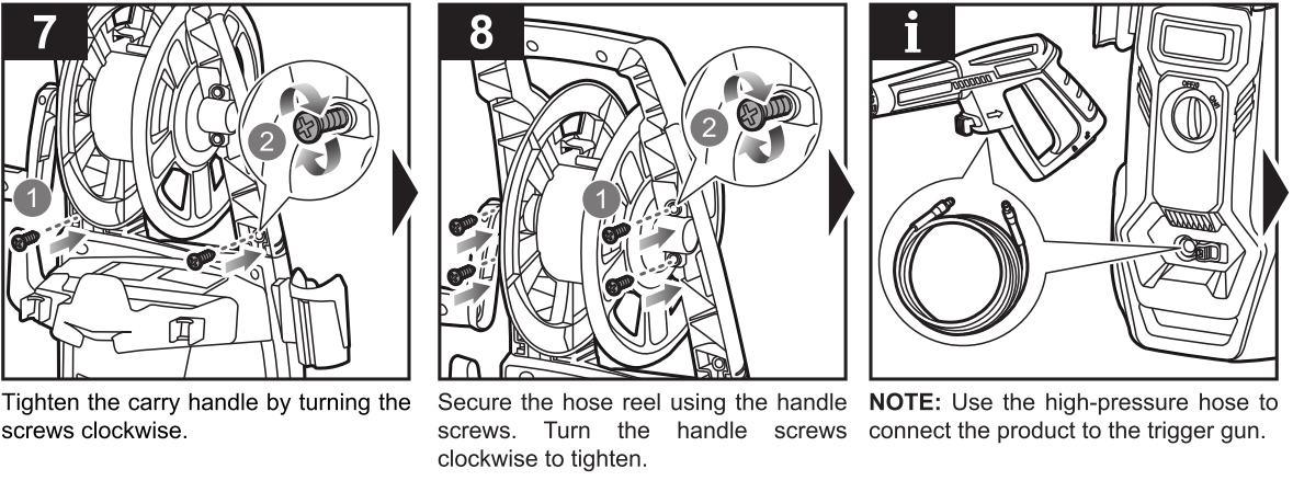 How to setup my pressure washer 7-8i